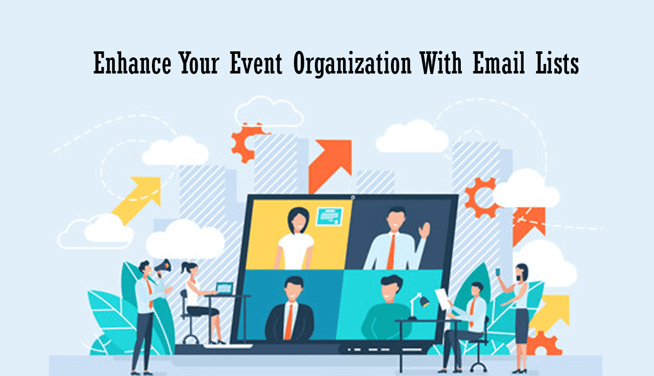 event organization with email lists