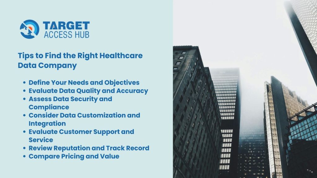 Tips to Find the Right Healthcare Data Company