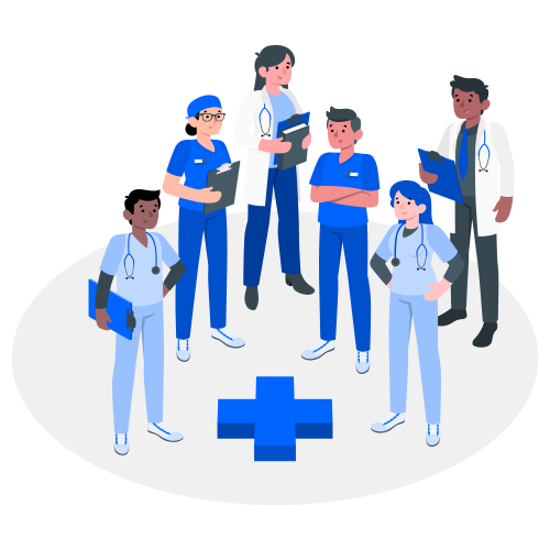 Health professional team amico