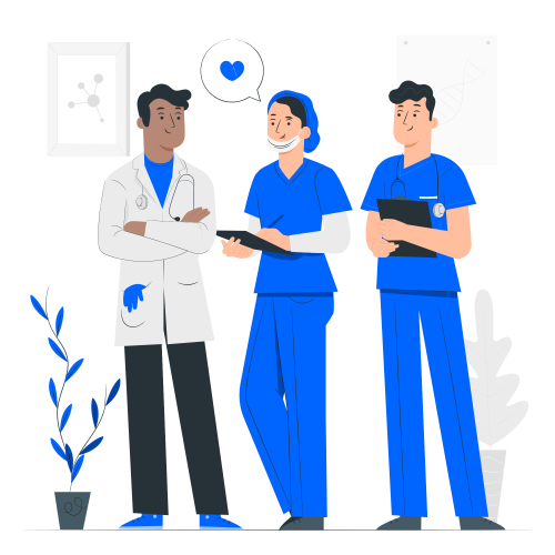 Health professional team pana