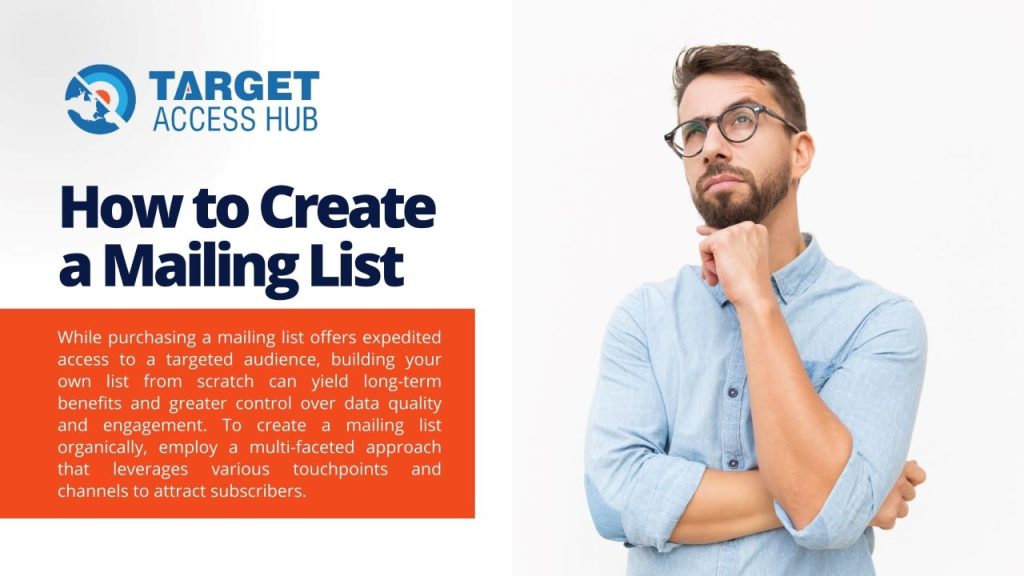 how to create a mailing list