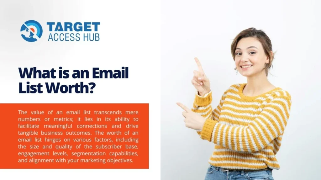 What is an Email List Worth