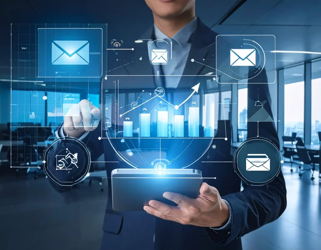 Firefly Verified email data boosting ROI for vendors and SaaS companies abstract graphs ch 302656