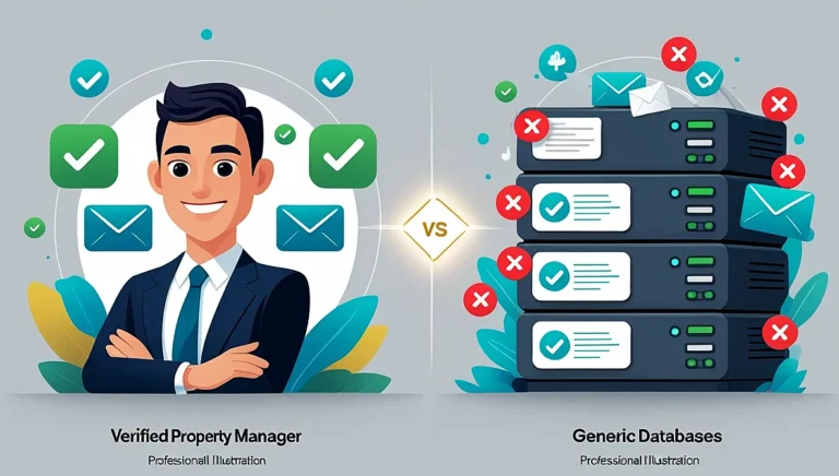 How Verified Property Manager Emails Outperform Generic Databases