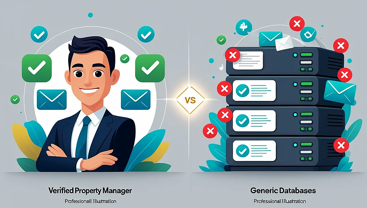 How Verified Property Manager Emails Outperform Generic Databases