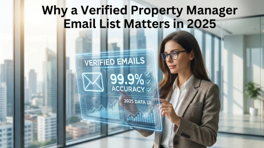 Why a Verified Property Manager Email List Matters in 2025 1