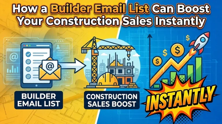 Home builder email list